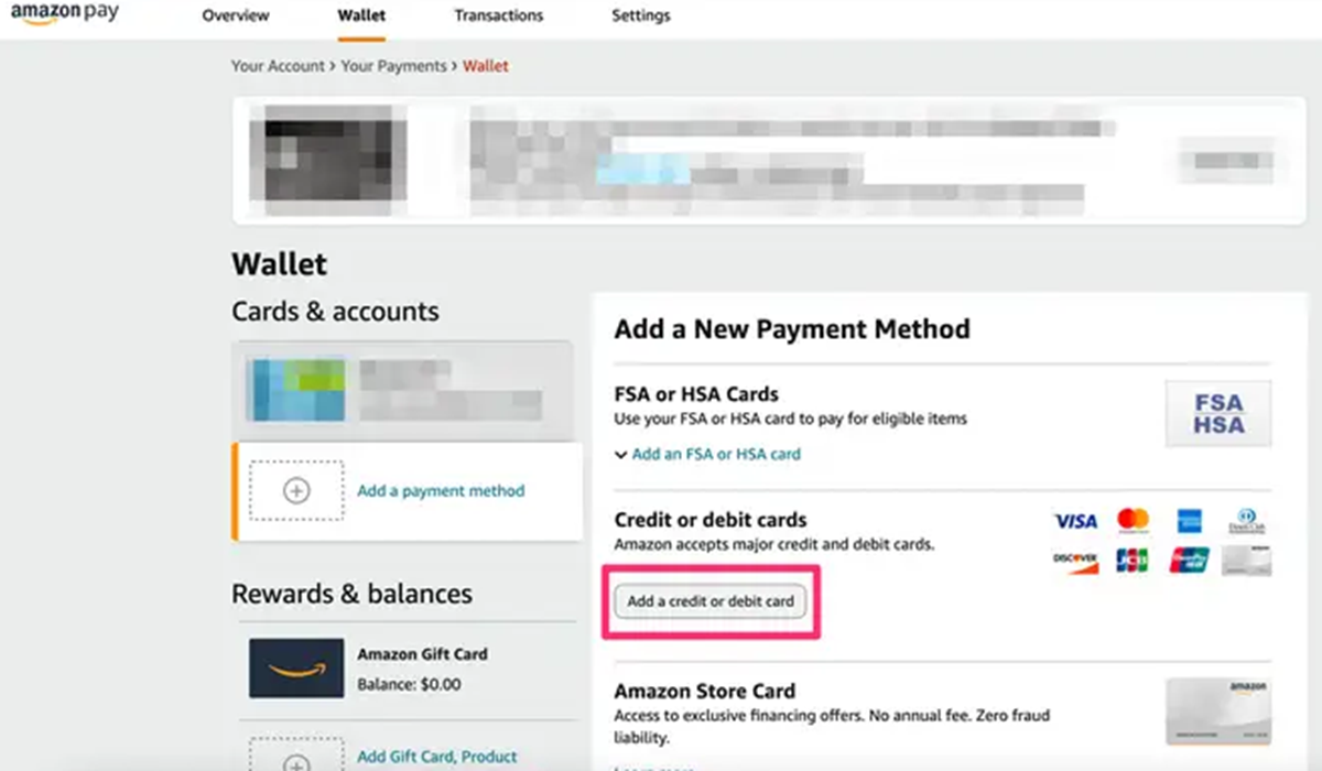 how to add vanilla gift card to amazon online