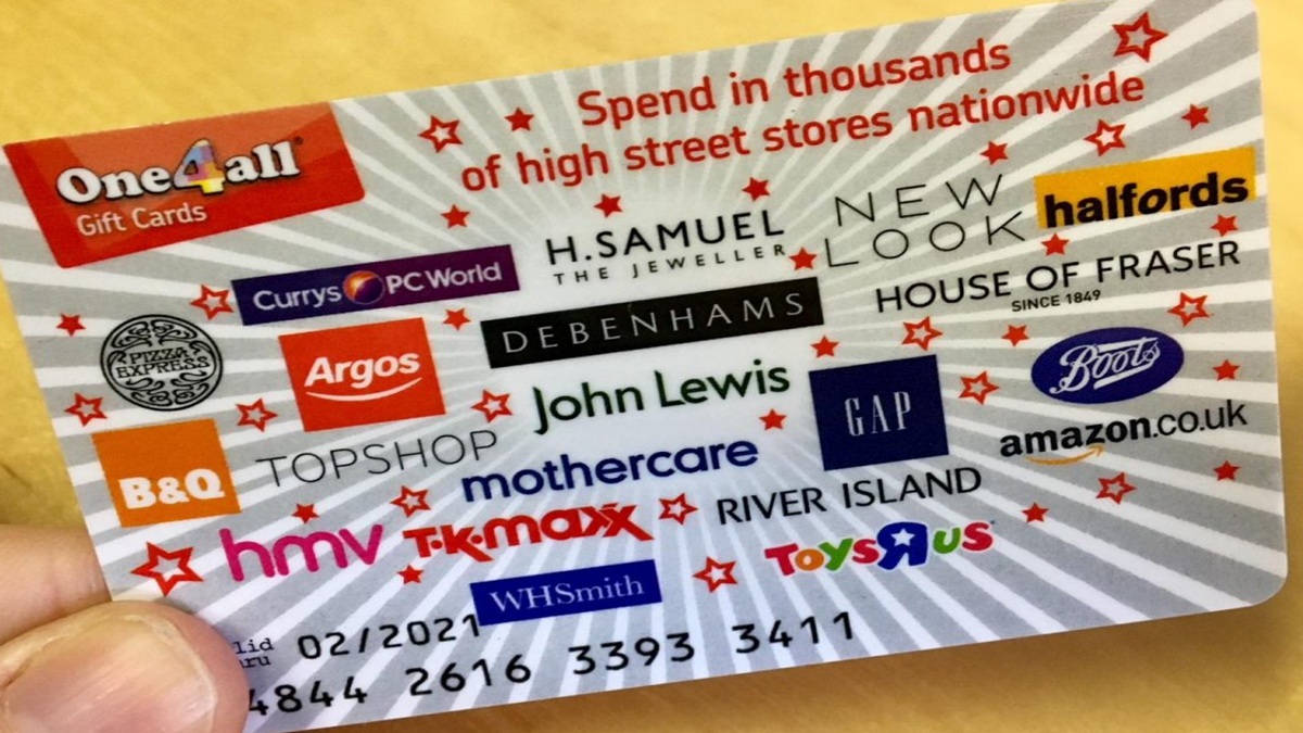 one4all visa card retailers uk